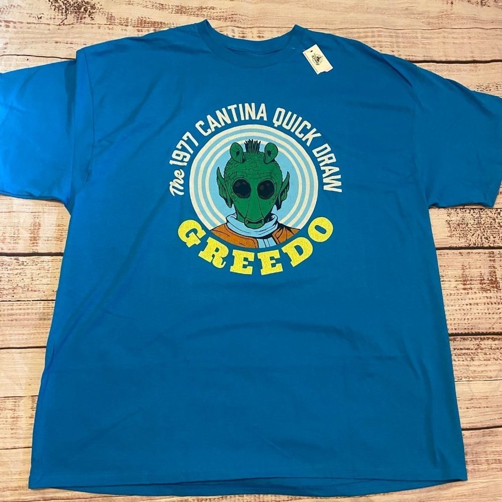 Star Wars Greedo Disney Parks T-shirt xxl 1977 Catina Quick Draw